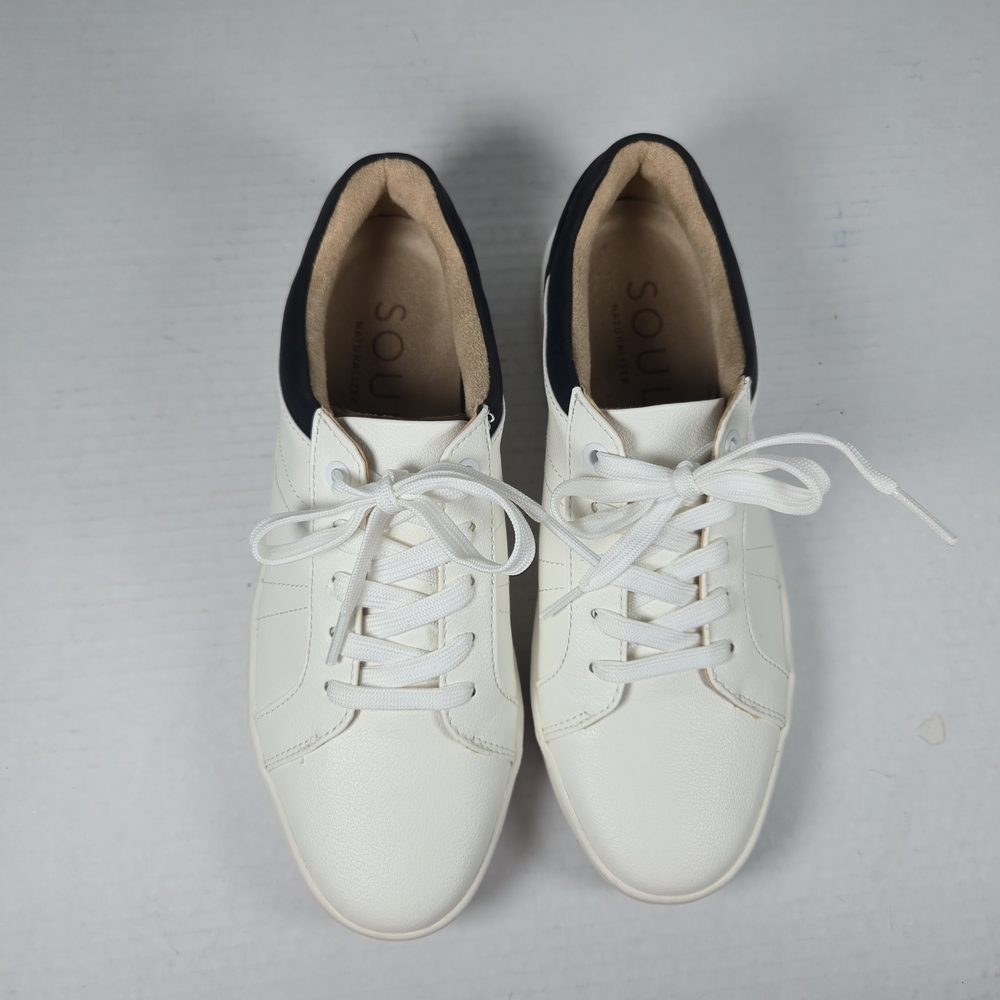 SOUL Naturalizer Women's Neela White and Black Oxford Sneakers Size 7 Wide - Picture 4 of 12